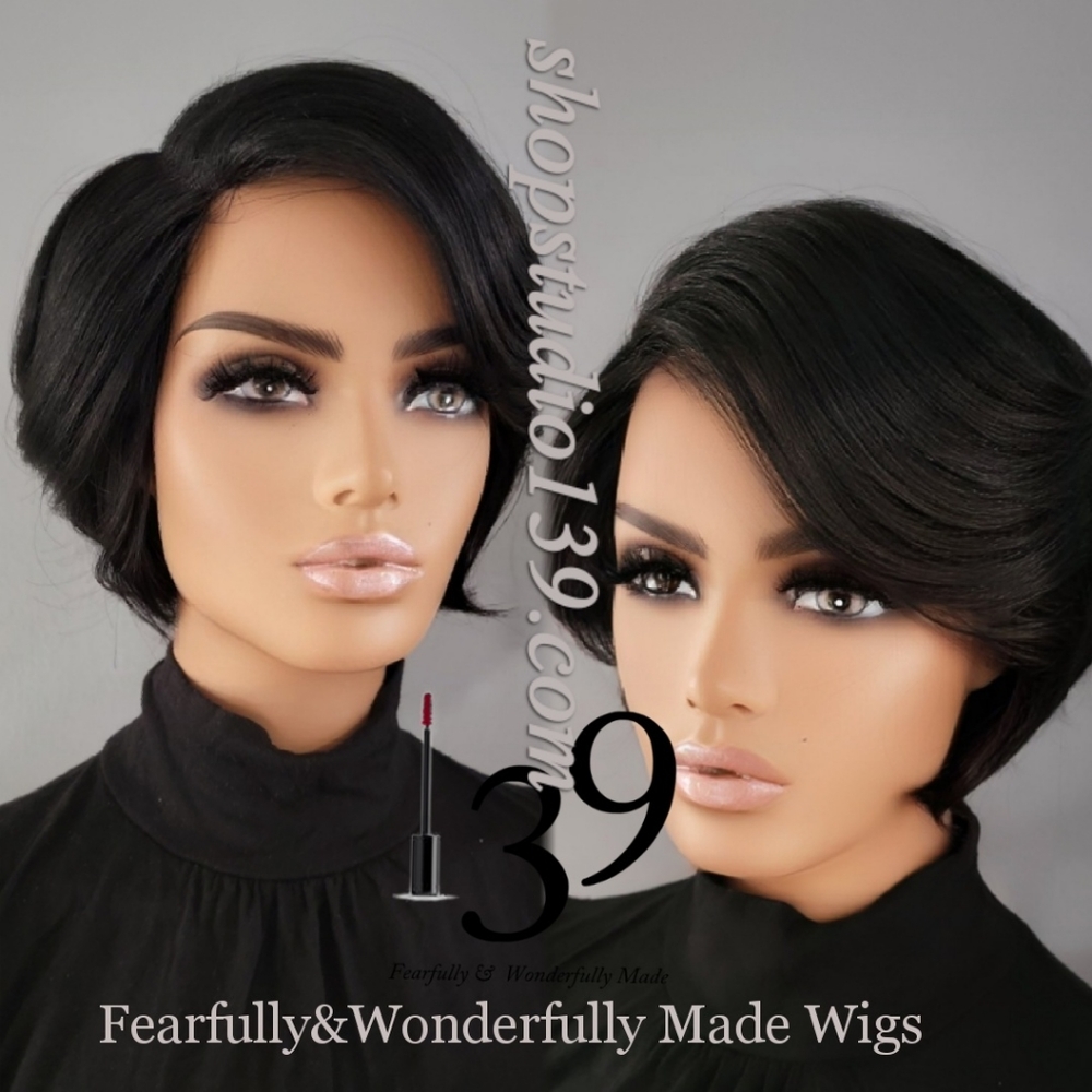 Human hair bob wig